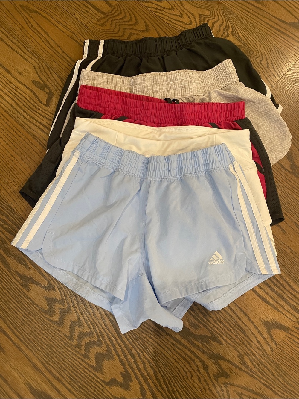 Women's Athletic Shorts 5 Pack - Assorted Brands/Colors, Size XS